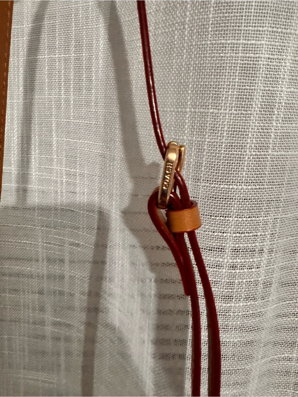 Coach Navy Signature Canvas Baguette Shoulder Bag with Tan Leather Buckles - Picture 15 of 16